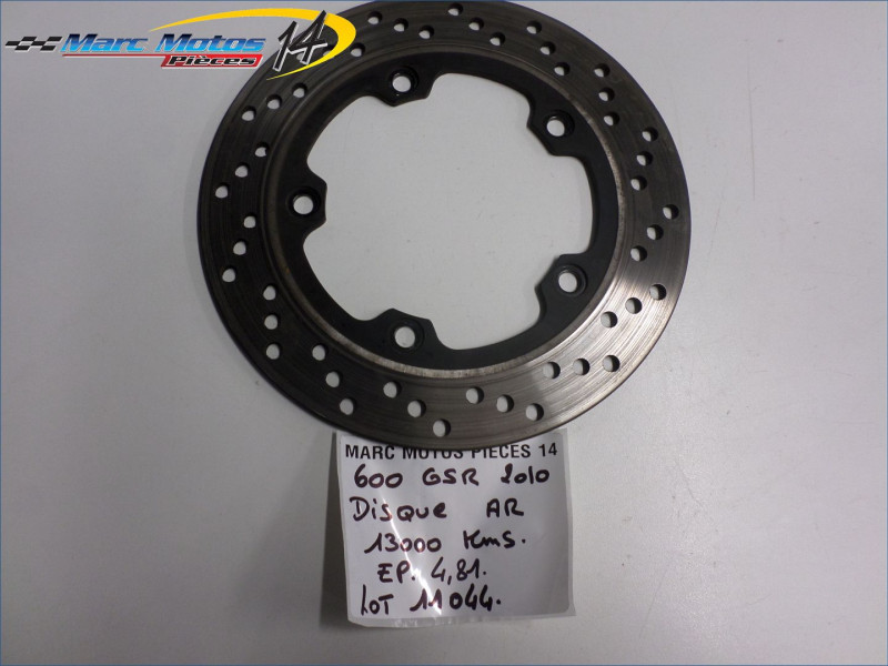 DISQUE ARRIERE SUZUKI 600 GSR 2010