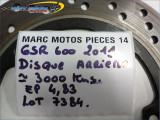 DISQUE ARRIERE SUZUKI 600 GSR 2011