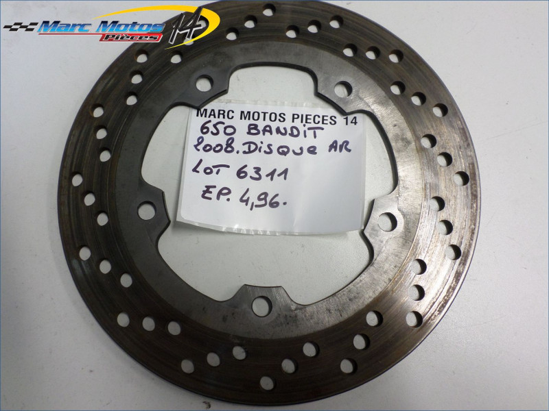 DISQUE ARRIERE SUZUKI 650 BANDIT 2008