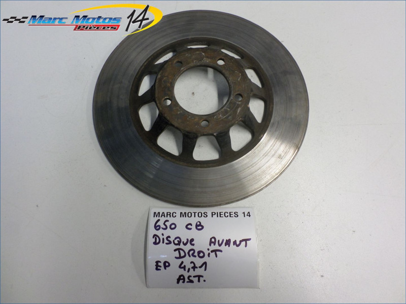 DISQUE AVANT DROIT HONDA 650 CB 