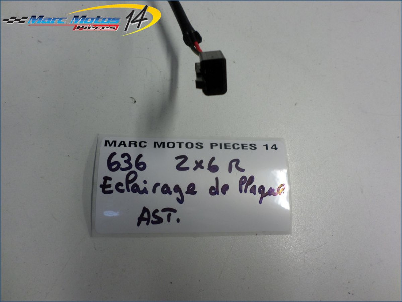 ECLAIRAGE DE PLAQUE KAWASAKI ZX6R 636 