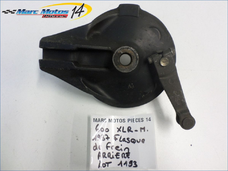 FLASQUE DE FREIN ARRIERE HONDA 600 XLRM 1987