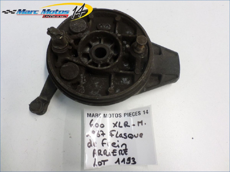 FLASQUE DE FREIN ARRIERE HONDA 600 XLRM 1987