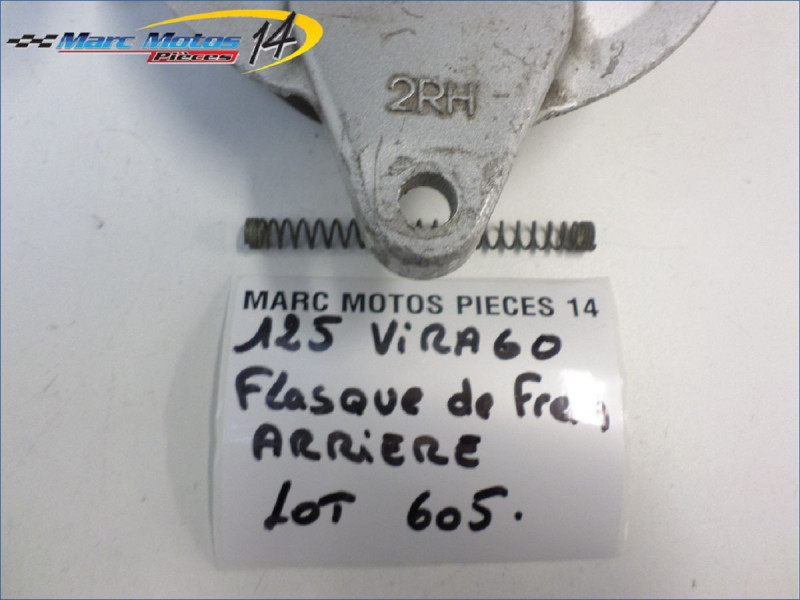 FLASQUE DE FREIN ARRIERE YAMAHA 125 VIRAGO 