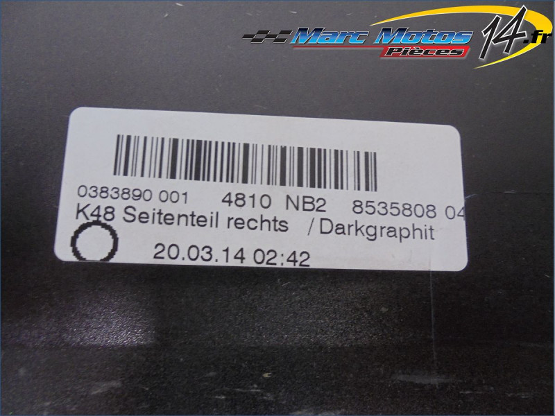 FLANC DE CARENAGE DROIT BMW K1600GT 2015